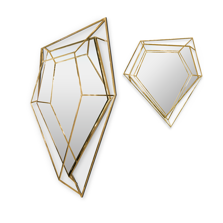 Зеркало Diamond Small от ESSENTIAL HOME, дизайн Boca do Lobo