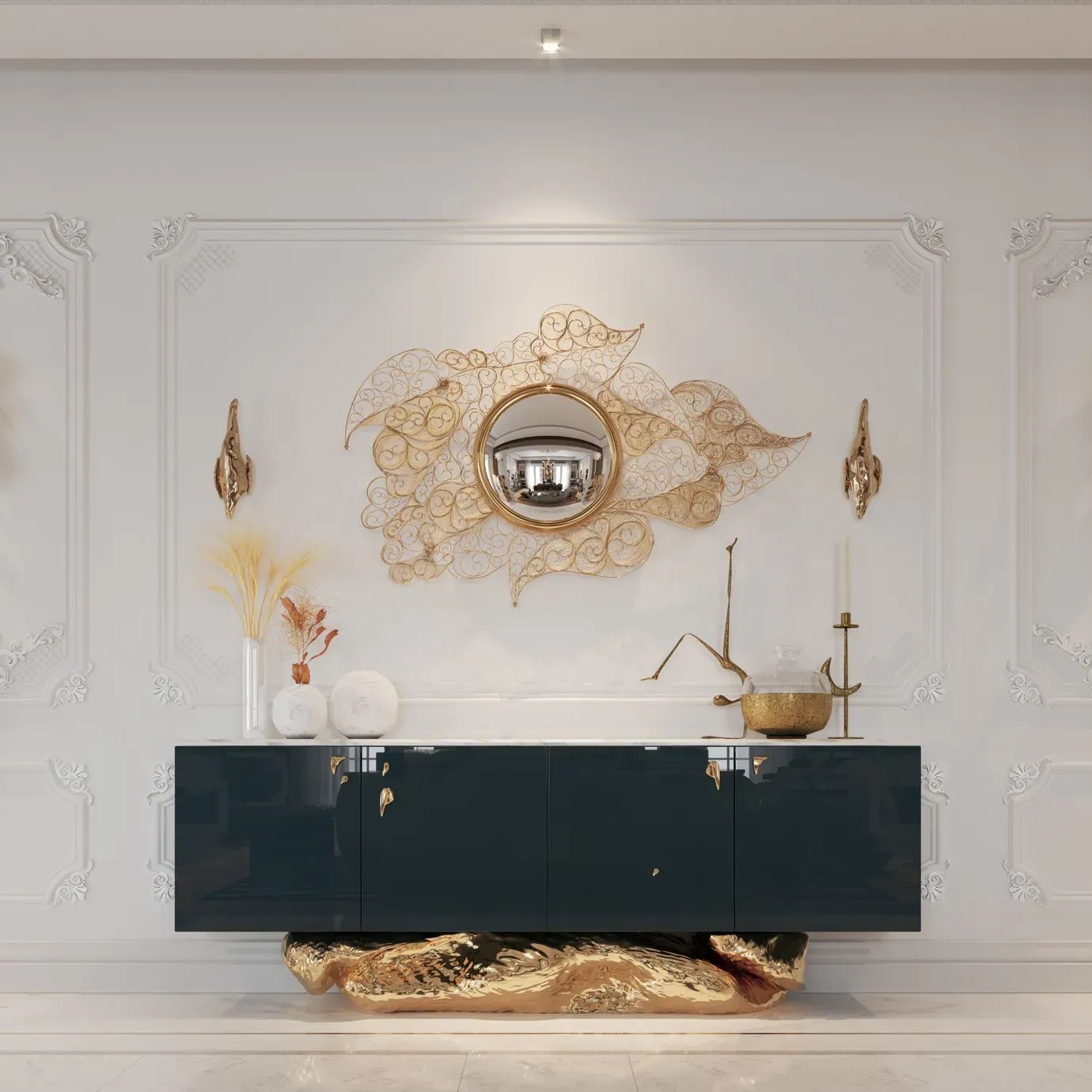 Зеркало Filigree от KOKET, дизайн Boca do Lobo