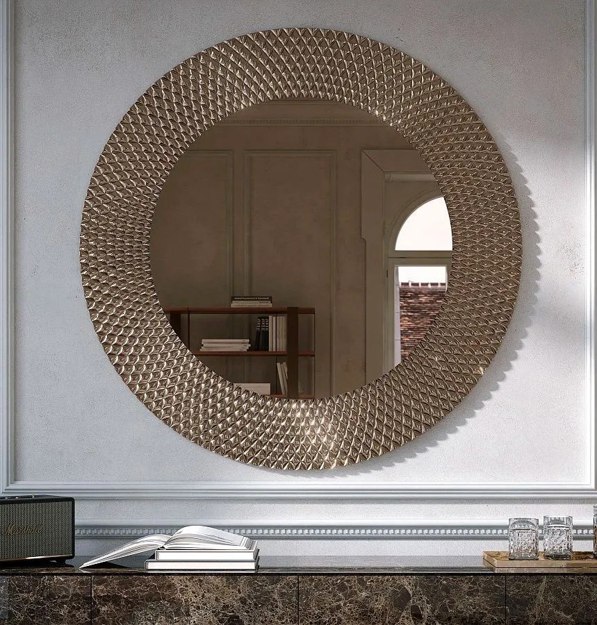 Зеркало Pitti round, дизайн фабрики Tonin Casa