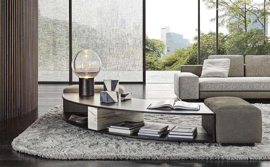 Журнальный столик Amber, дизайн Minotti