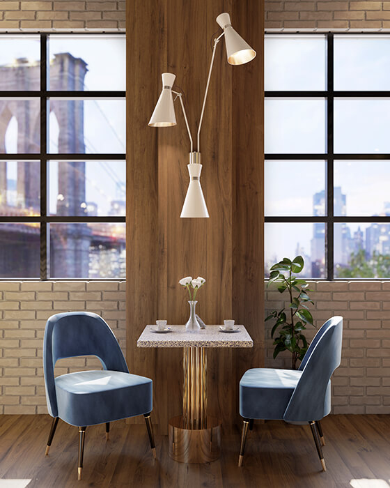 Журнальный столик Denning от ESSENTIAL HOME, дизайн Boca do Lobo