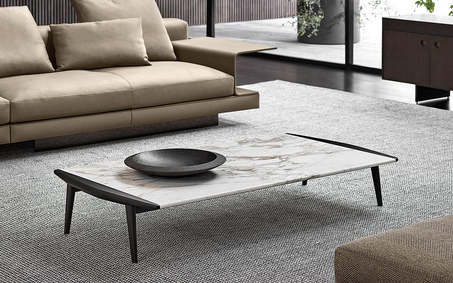 Журнальный столик Fynn, дизайн Minotti