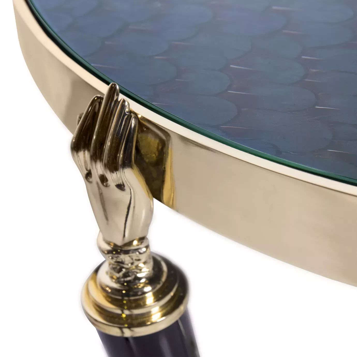 Журнальный столик Gisele Peacock Feather от KOKET, дизайн Boca do Lobo