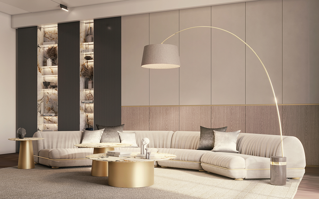 Журнальный столик Kayan Tall от ESSENTIAL HOME, дизайн Boca do Lobo