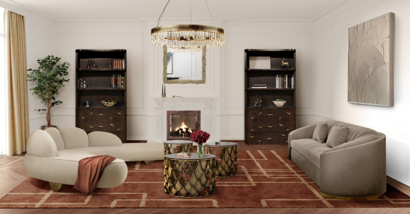 Журнальный столик KOI от BRABBU, дизайн Boca do Lobo