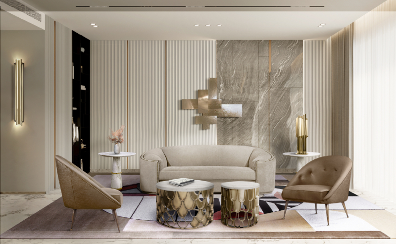 Журнальный столик KOI от BRABBU, дизайн Boca do Lobo