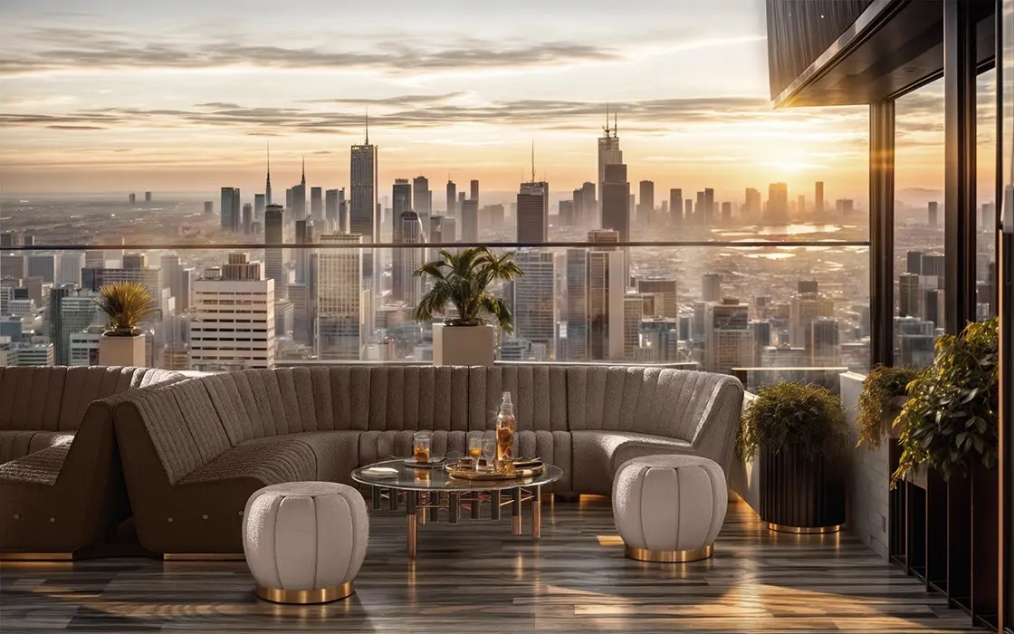 Журнальный столик Konstantin center от ESSENTIAL HOME, дизайн Boca do Lobo