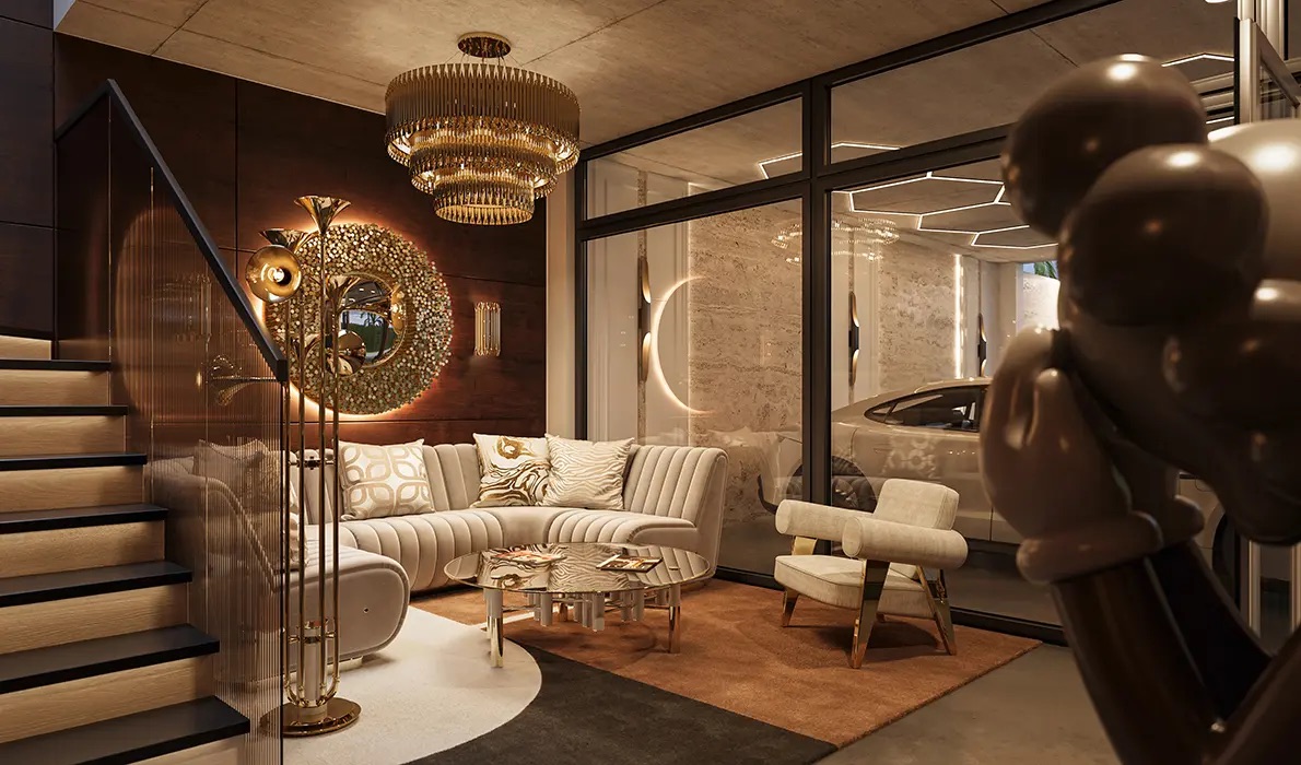 Журнальный столик Konstantin center от ESSENTIAL HOME, дизайн Boca do Lobo