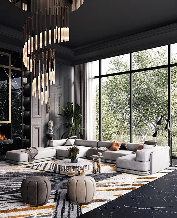 Журнальный столик Konstantin center от ESSENTIAL HOME, дизайн Boca do Lobo