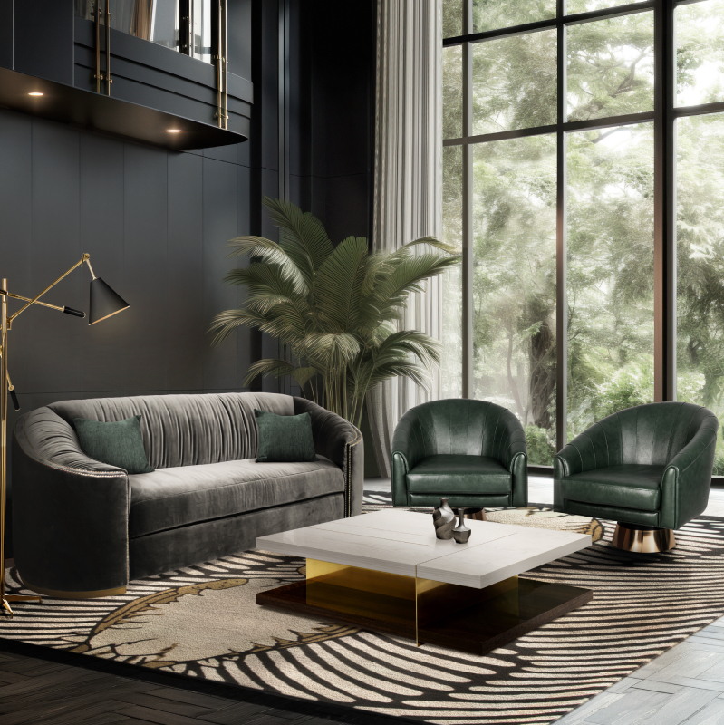 Журнальный столик LALLAN от BRABBU, дизайн Boca do Lobo