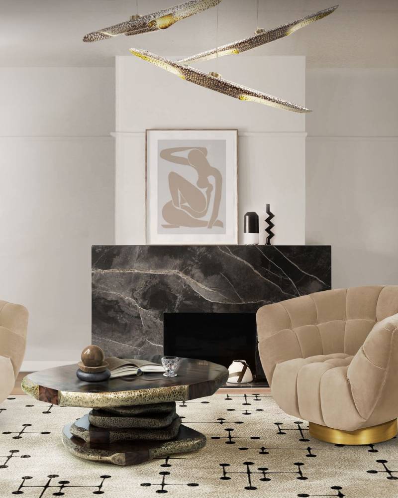 Журнальный столик LATZA от BRABBU, дизайн Boca do Lobo