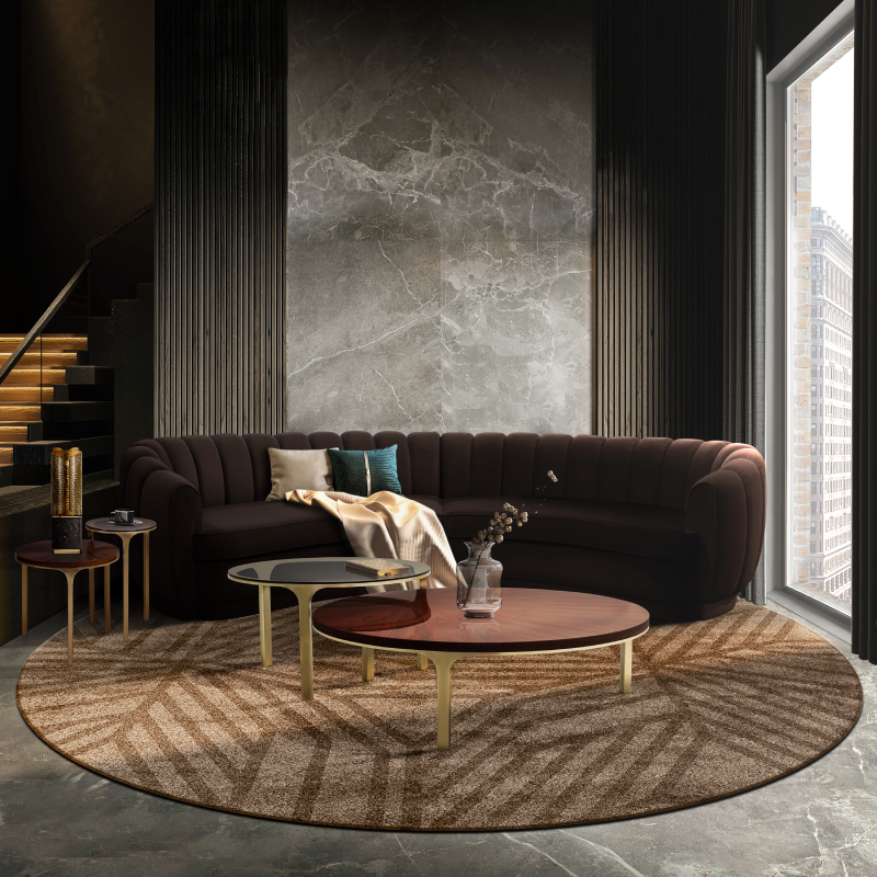 Журнальный столик LURAY от BRABBU, дизайн Boca do Lobo