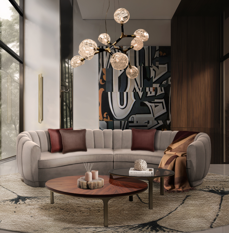 Журнальный столик LURAY от BRABBU, дизайн Boca do Lobo