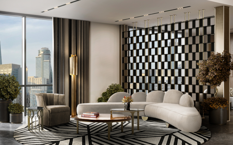 Журнальный столик LURAY от BRABBU, дизайн Boca do Lobo