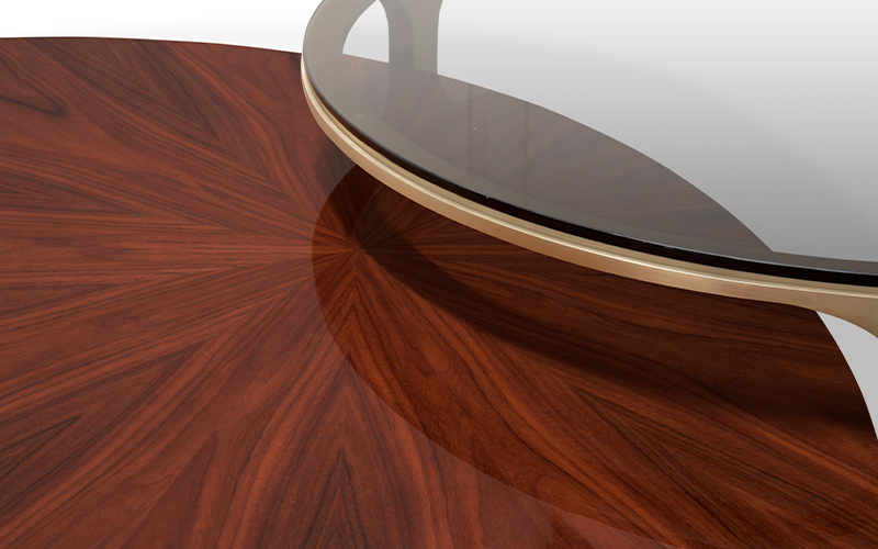 Журнальный столик LURAY от BRABBU, дизайн Boca do Lobo