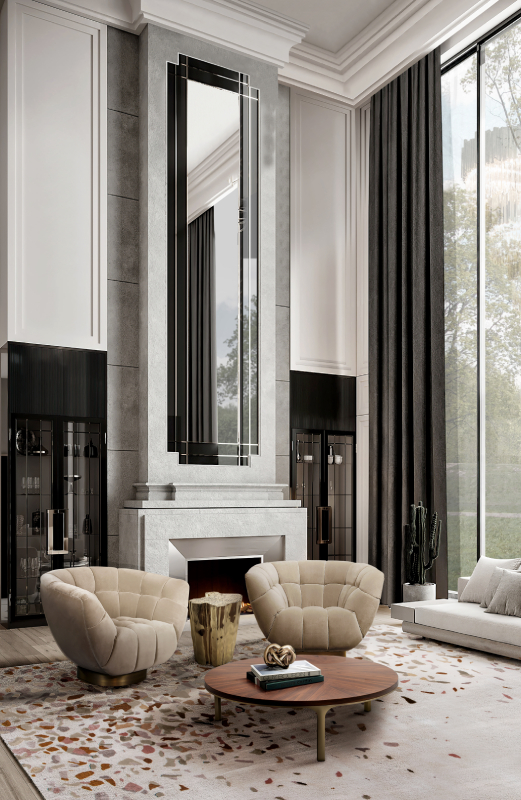 Журнальный столик LURAY от BRABBU, дизайн Boca do Lobo