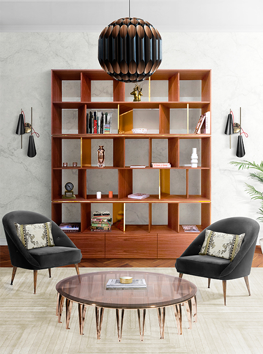 Журнальный столик Newson от ESSENTIAL HOME, дизайн Boca do Lobo