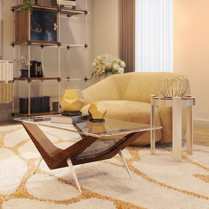 Журнальный столик Nino от ESSENTIAL HOME, дизайн Boca do Lobo