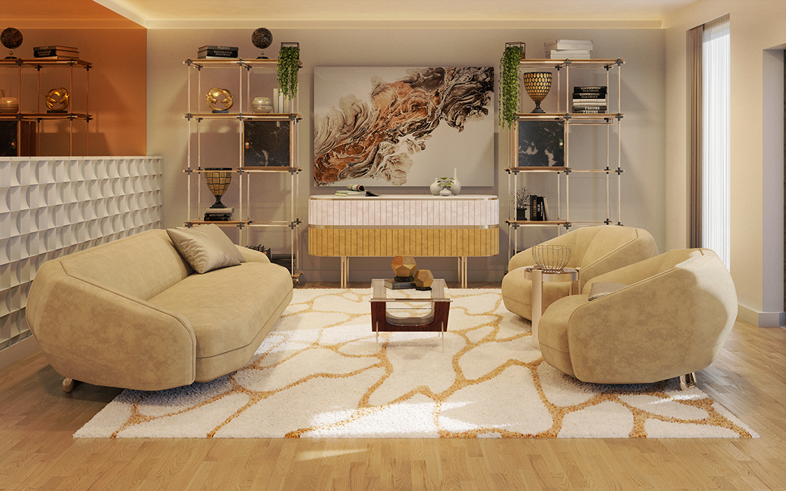Журнальный столик Nino от ESSENTIAL HOME, дизайн Boca do Lobo