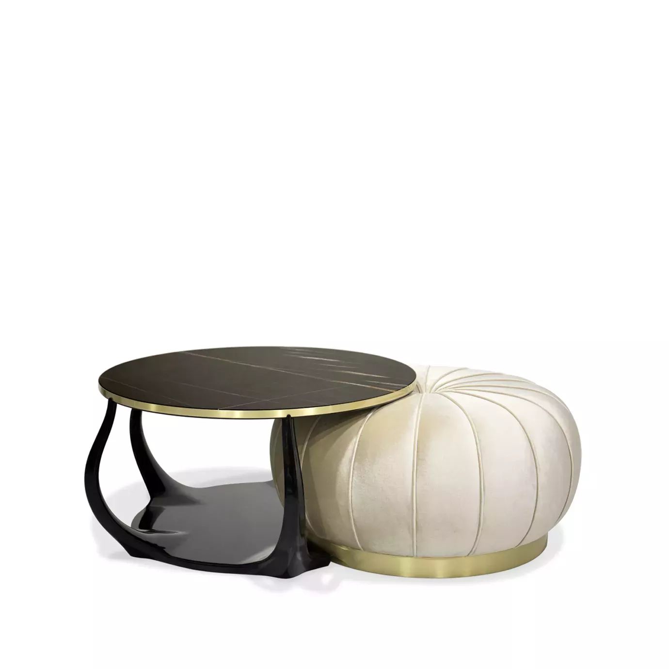 Журнальный столик Sahara Noir от KOKET, дизайн Boca do Lobo