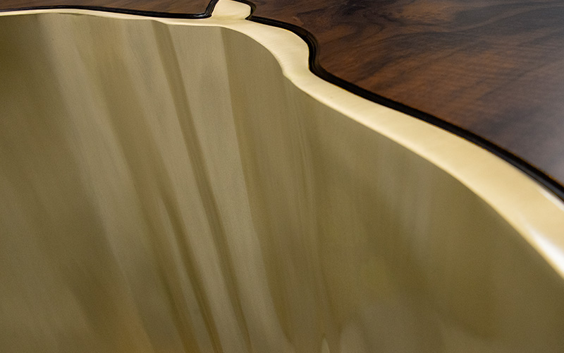 Журнальный столик SEQUOIA от BRABBU, дизайн Boca do Lobo