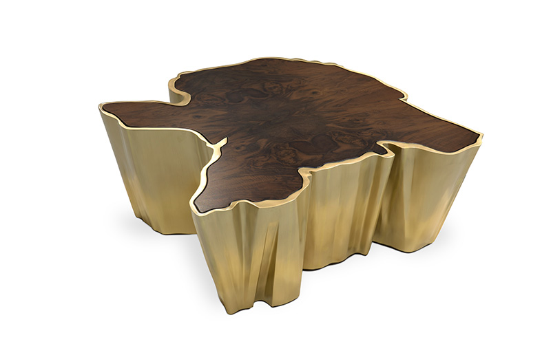 Журнальный столик SEQUOIA от BRABBU, дизайн Boca do Lobo