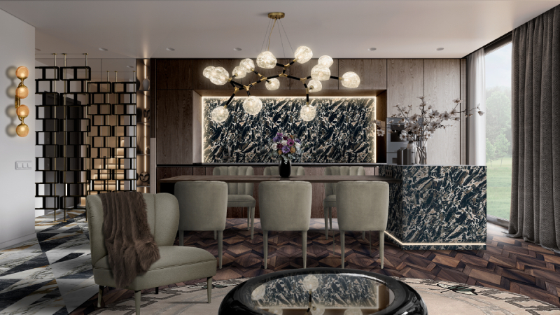 Журнальный столик SHINTO II от BRABBU, дизайн Boca do Lobo