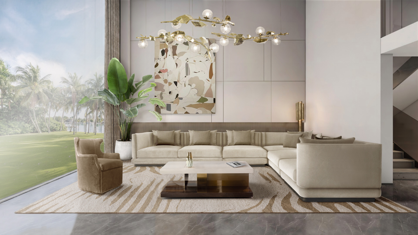 Журнальный столик SHINTO от BRABBU, дизайн Boca do Lobo