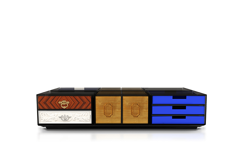 Журнальный столик SOHO от BRABBU, дизайн Boca do Lobo