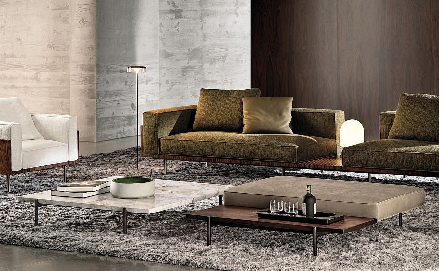 Журнальный столик Superquadra, дизайн Minotti
