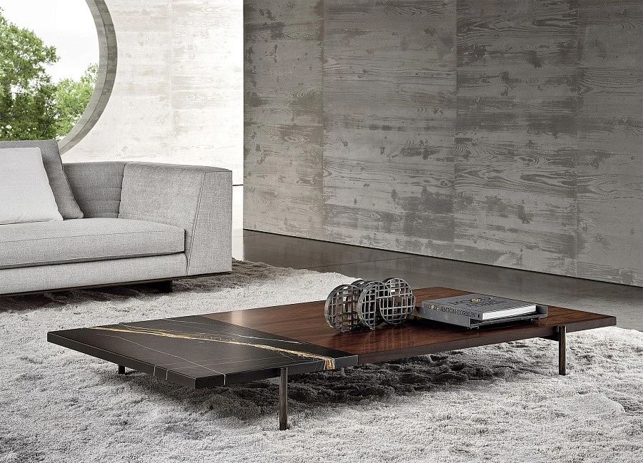 Журнальный столик Superquadra, дизайн Minotti