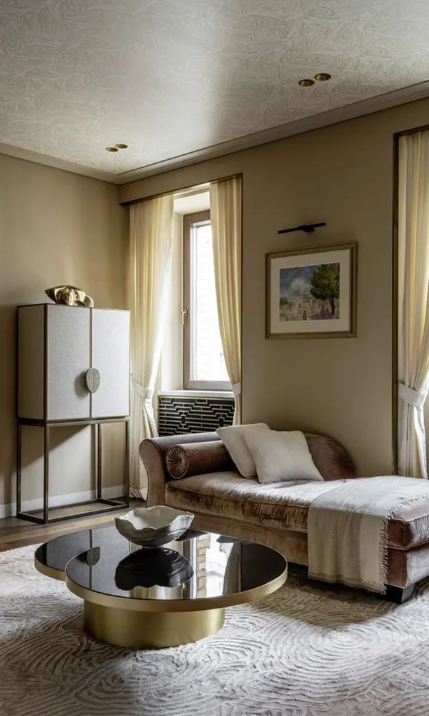 Журнальный столик Tears Polished Brass от KOKET, дизайн Boca do Lobo