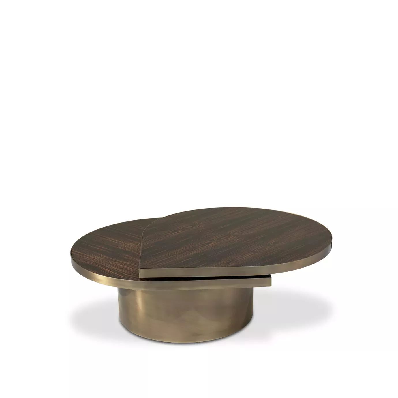 Журнальный столик Tears Polished Brass от KOKET, дизайн Boca do Lobo